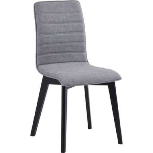 2 st Aniyah stol - Ljusgrå/svartbetsad ek - Klädda & stoppade stolar, Matstolar & Köksstolar, Stolar