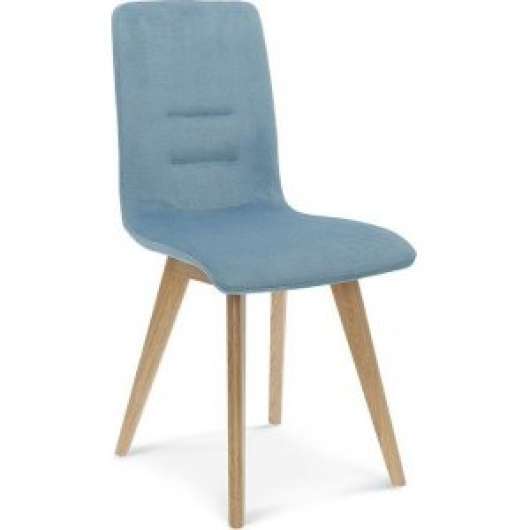 2 st Cleo matstol med dekorativ söm - Dolaro 3, Naturlig bok - Klädda & stoppade stolar, Matstolar & Köksstolar, Stolar