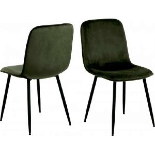 2 st Delmy matstol - Grön - Klädda & stoppade stolar, Matstolar & Köksstolar, Stolar