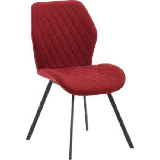 2 st Greta matstol - Röd tyg - Klädda & stoppade stolar, Matstolar & Köksstolar, Stolar