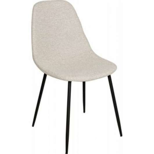 4 st Russel stol - Svart / beige - Klädda & stoppade stolar, Matstolar & Köksstolar, Stolar