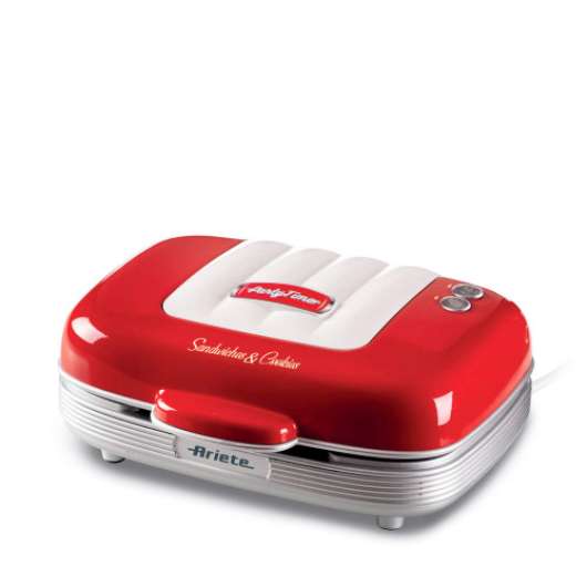 Ariete - PartyTime Sandwich & Cookie maker Red