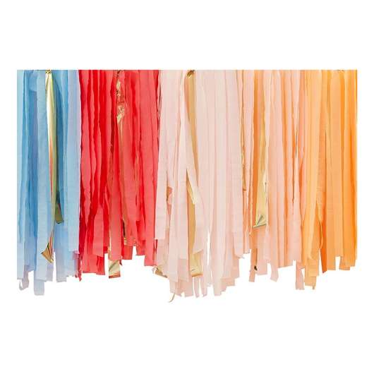 Backdrop Streamers Pastell Happy Everything