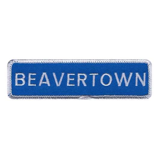 Beavertown Vägskylt Tygmärke