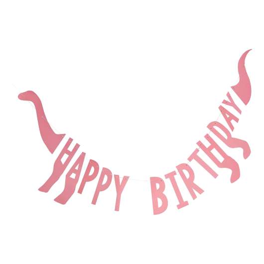 Girlang Party Like A Dinosaur Happy Birthday - 1-pack