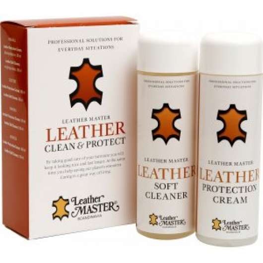 Leather Clean & Protect Mini rengöringsvätska - 2 x 100 ml