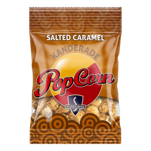 Sundlings Kanderade Popcorn Salted Caramel - 60 g