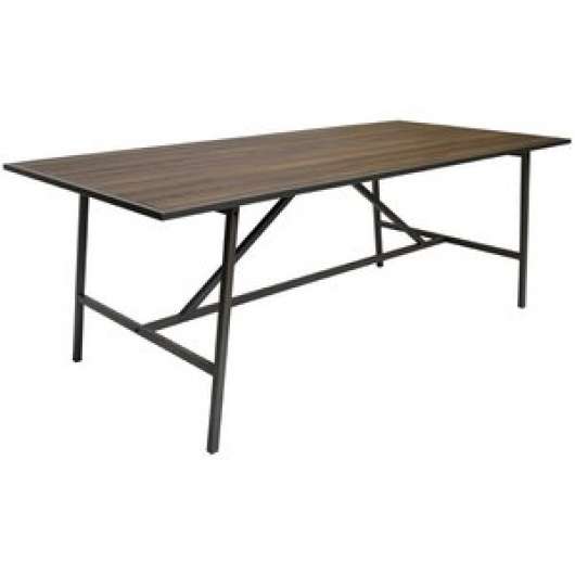 Toscana rektangulärt matbord i brunbetsad ek foliering + Möbeltassar - Övriga matbord, Matbord, Bord